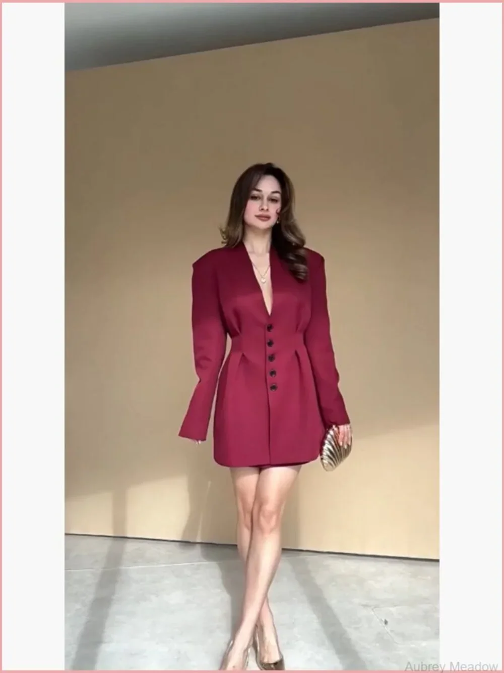 Single Breasted Blazer Business Casual Work Suit Jacket